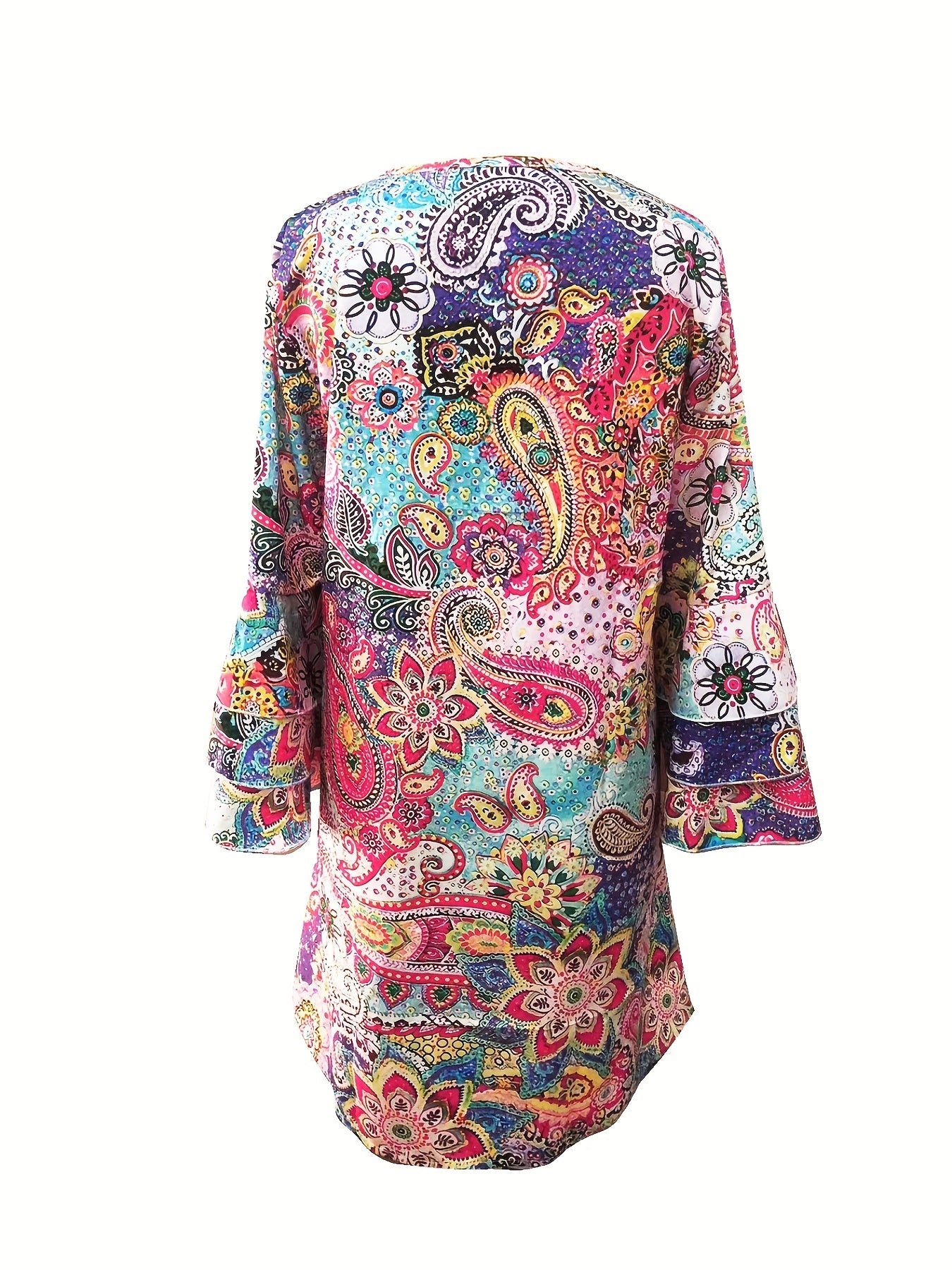 Stijlvolle Bloemen Tuniek Dames-3