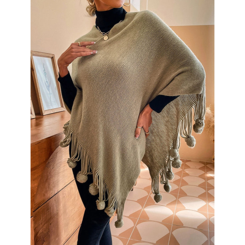 Damessjaal – Zachte katoenmix – Stijlvolle franjes – Gezellig ontwerp