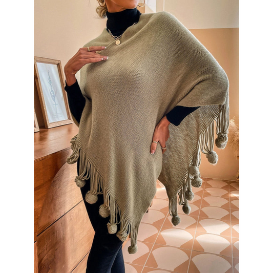 Damessjaal – Zachte katoenmix – Stijlvolle franjes – Gezellig ontwerp