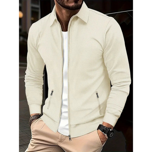 Heren vest met ritssluiting – strakke lijnen – hoogwaardig materiaal – machinewasbaar