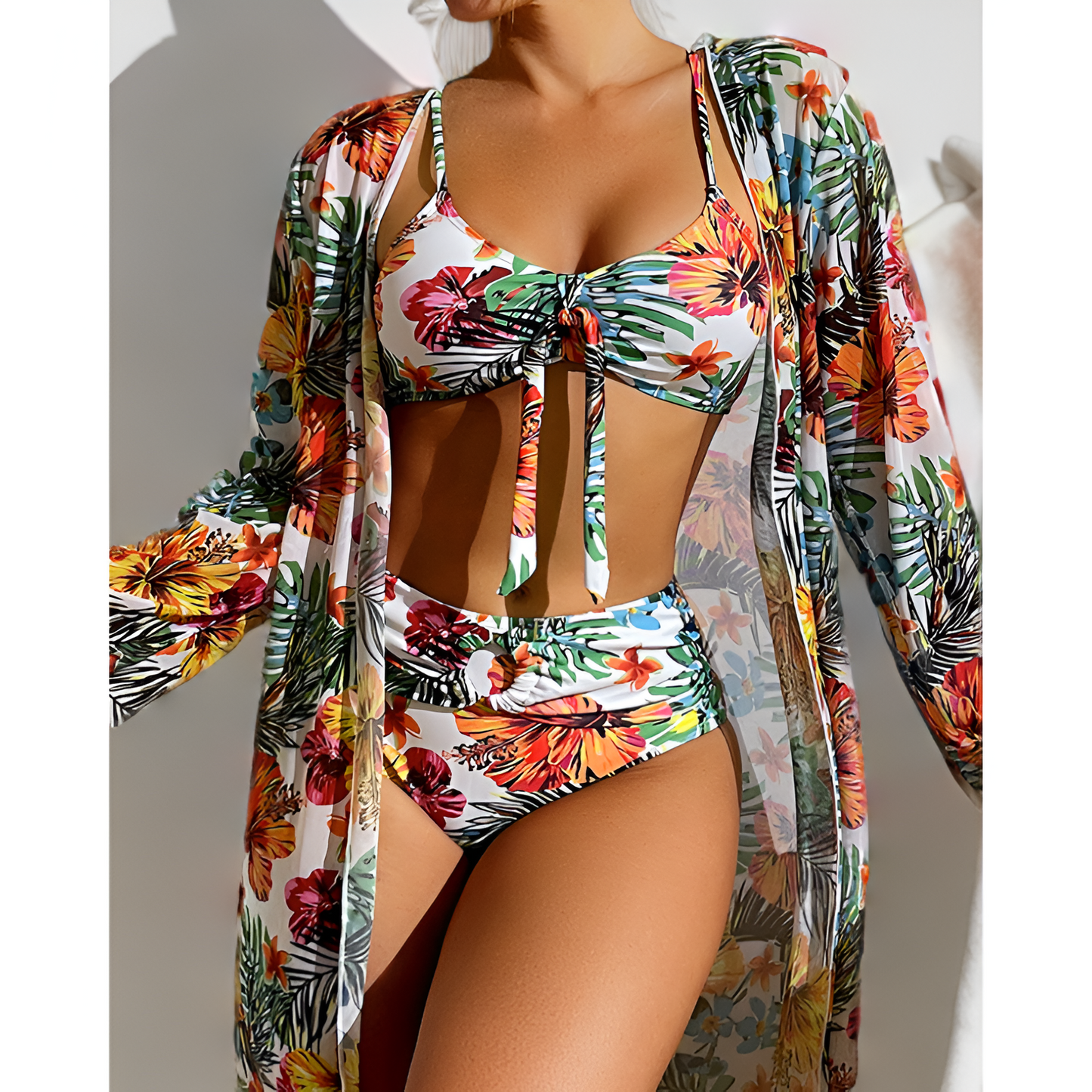 Bikiniset voor dames – Bloemenrok – Comfortabele pasvorm – Stijlvol ontwerp