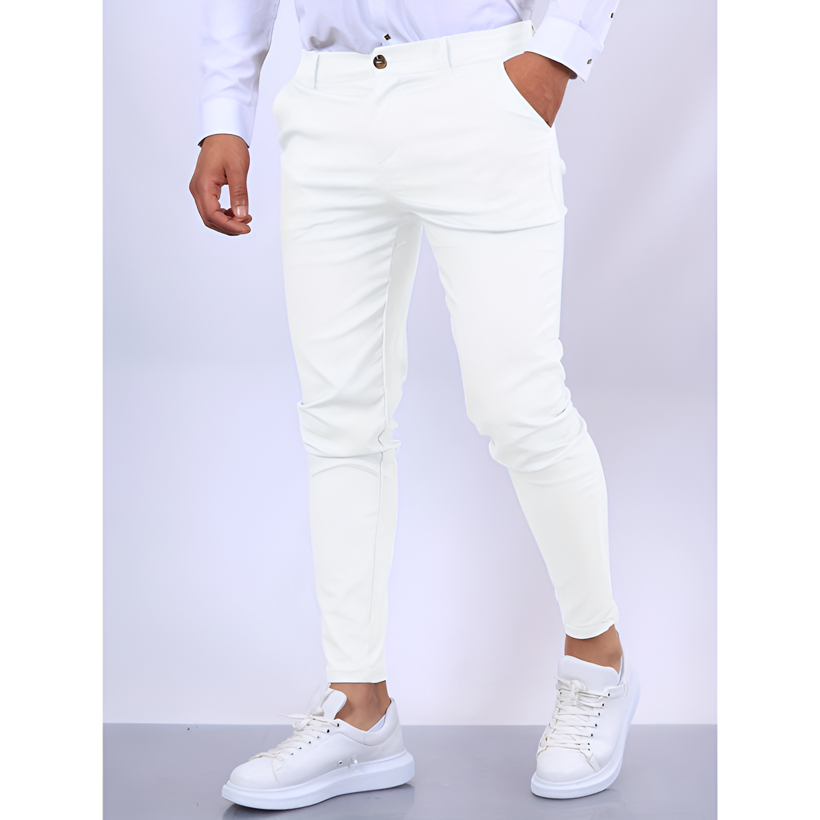 Herenbroek – Slim fit – Moderne stijl – Comfortabele stof