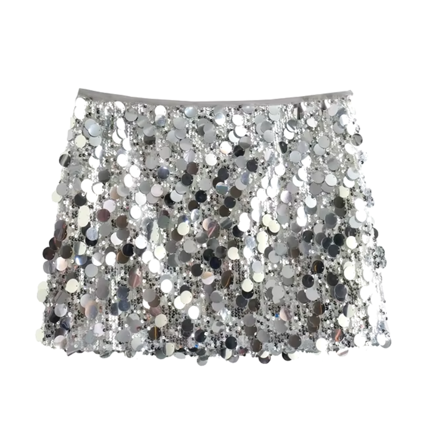 Dames rok met lovertjes – Glanzende afwerking – Elegante snit – Slim fit