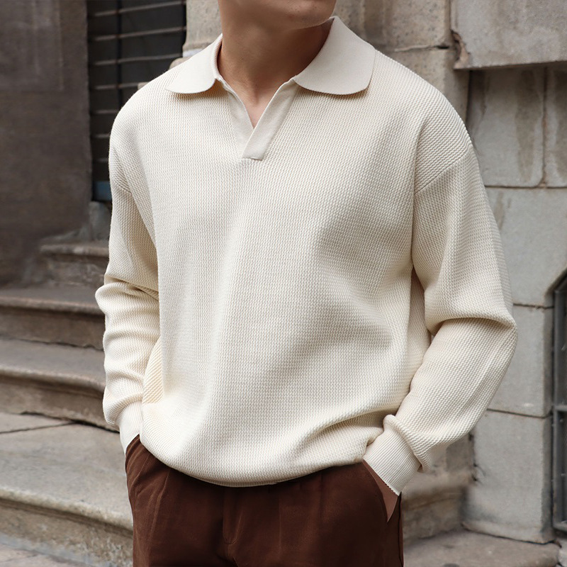 Heren Sweater - Koreaans Baggy Design - Ademend Polyester