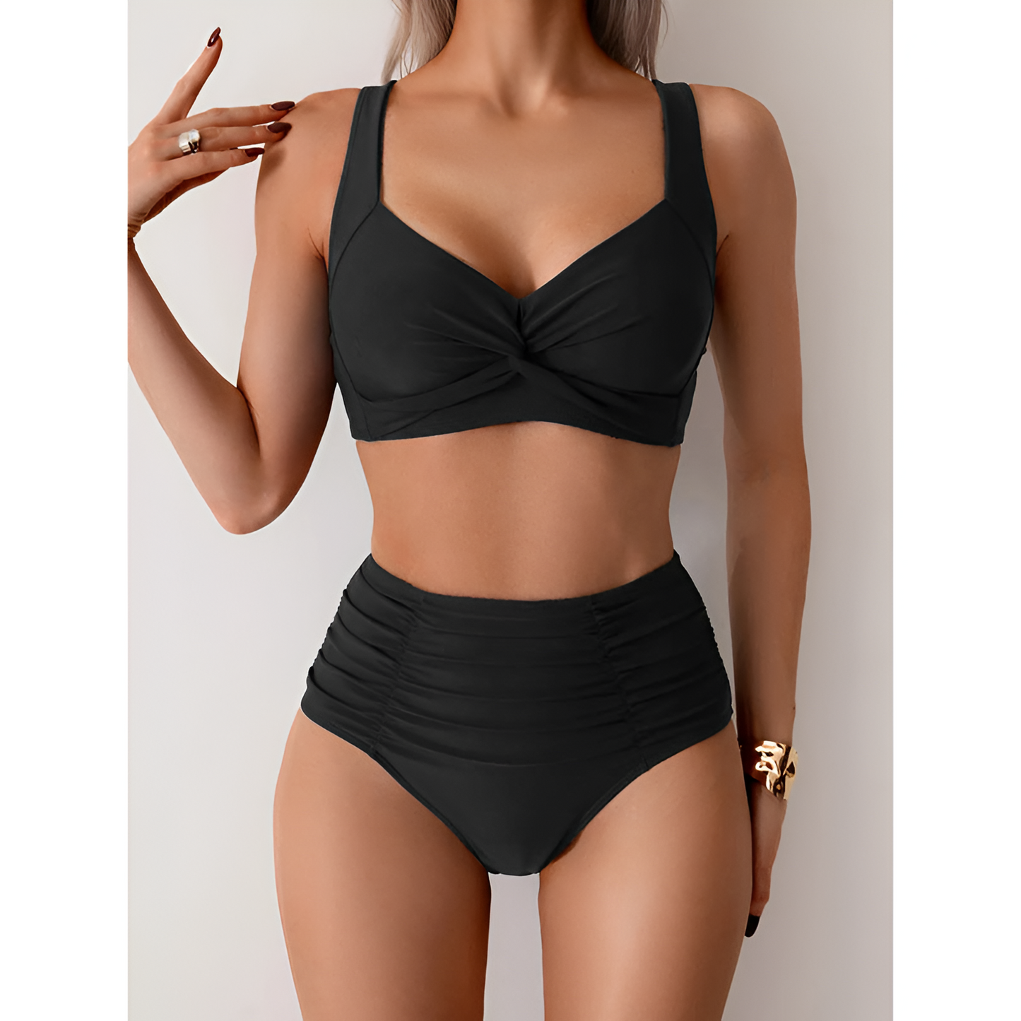 Damesbikini – Strapless – Vormgevend ontwerp – Moderne look