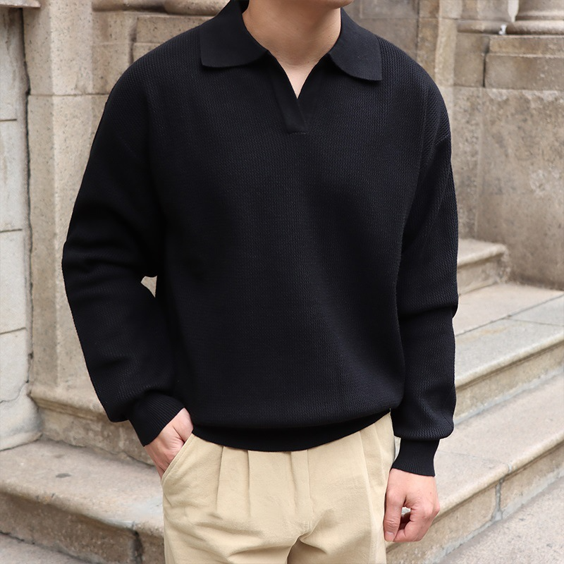 Heren Sweater - Koreaans Baggy Design - Ademend Polyester