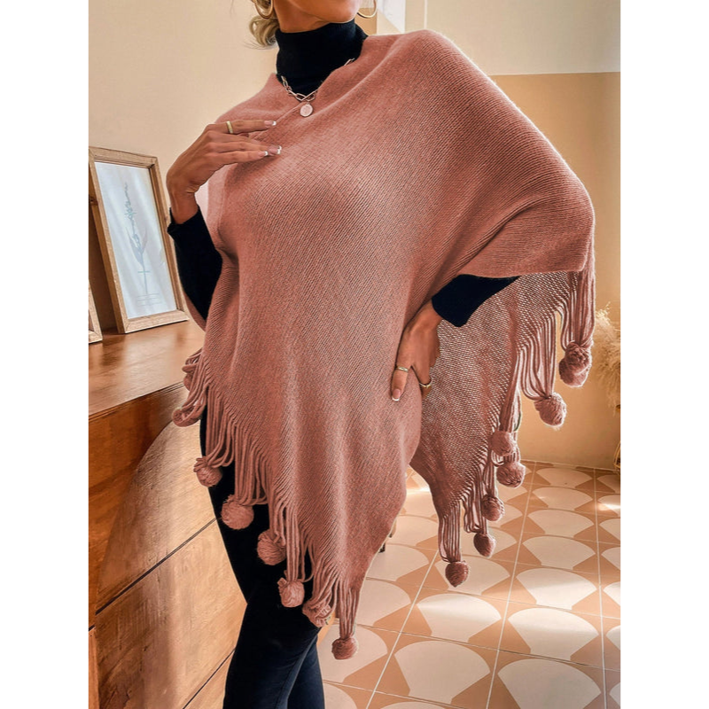 Damessjaal – Zachte katoenmix – Stijlvolle franjes – Gezellig ontwerp