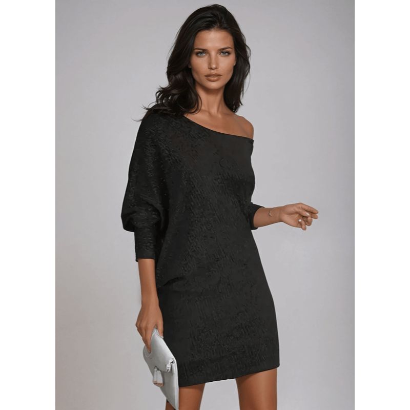 Damesfeestjurk – Glanzende pailletten – Elegant silhouet – Ademende stof