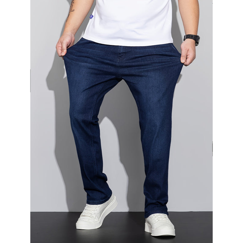 Heren stretch denim jeans – Slim fit – 5-pocket model – Ademende stof