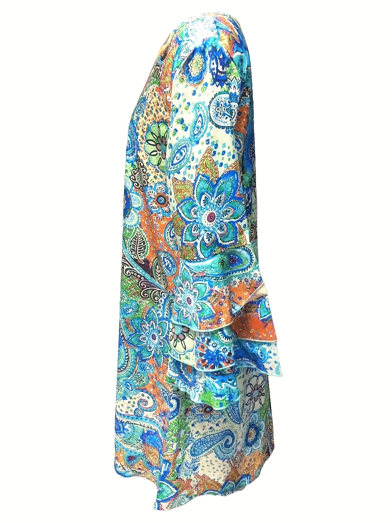 Stijlvolle Bloemen Tuniek Dames-6