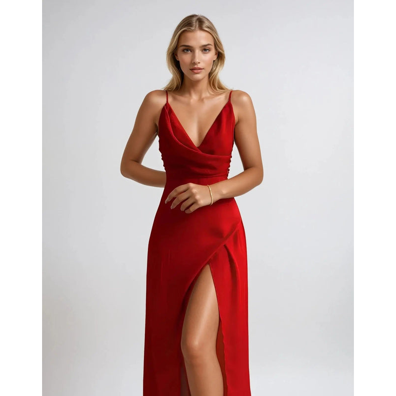 Damesfeestjurk – Elegante stijl – Flatterende pasvorm – Ademende stof