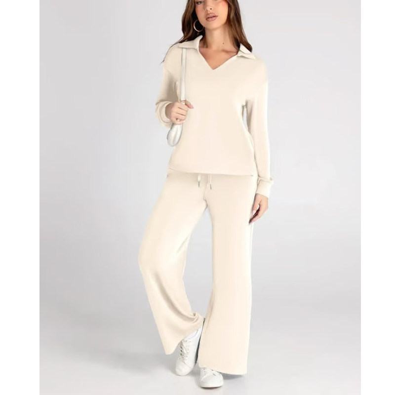Damesoutfitset - Sportief sweatshirt - Relaxte pasvorm - Stijlvol en comfortabel