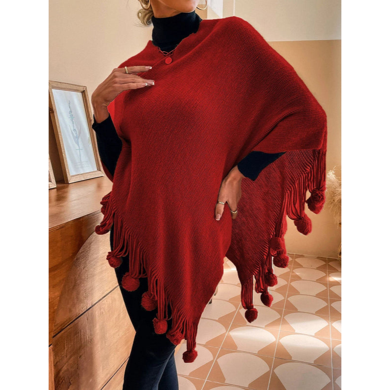 Damessjaal – Zachte katoenmix – Stijlvolle franjes – Gezellig ontwerp