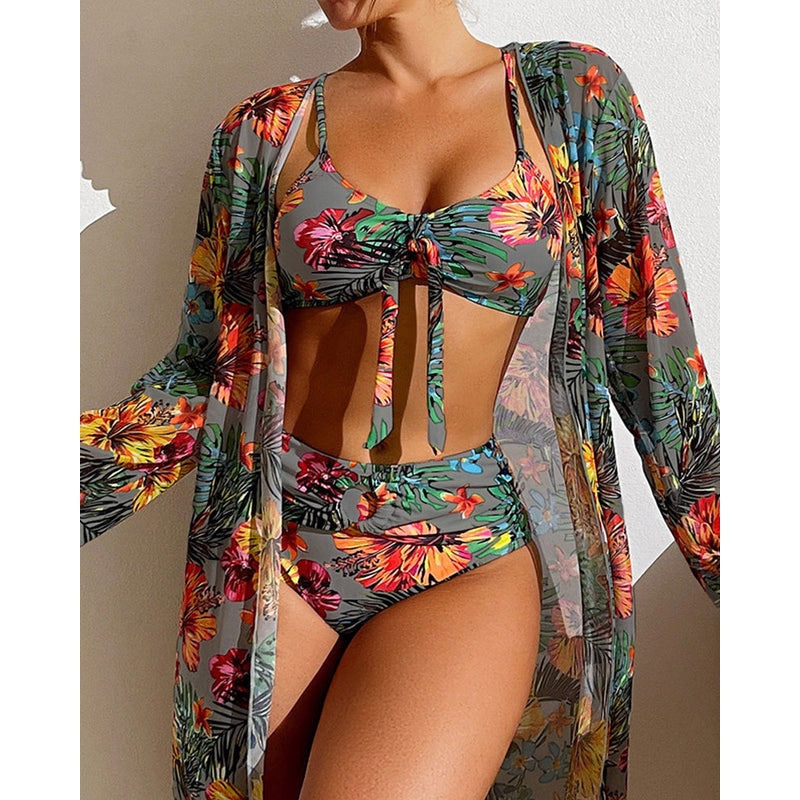 Bikiniset voor dames – Bloemenrok – Comfortabele pasvorm – Stijlvol ontwerp