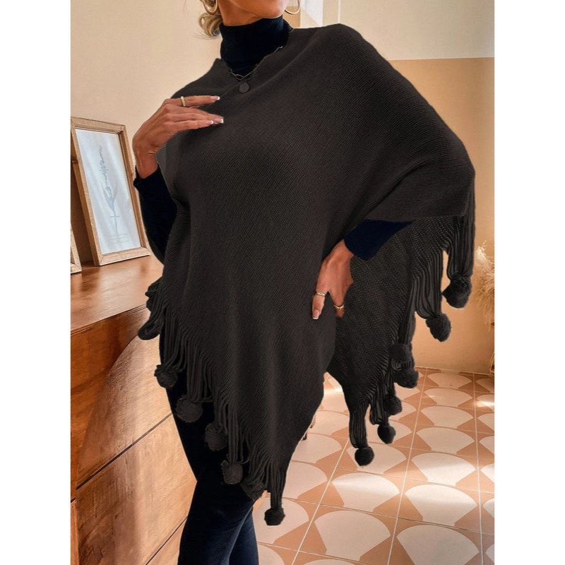 Damessjaal – Zachte katoenmix – Stijlvolle franjes – Gezellig ontwerp