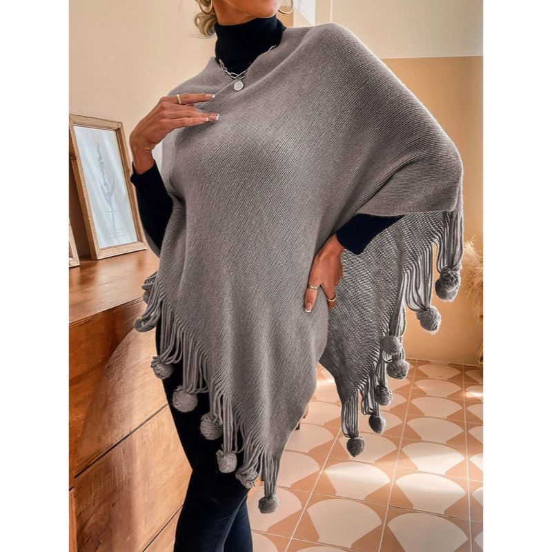 Damessjaal – Zachte katoenmix – Stijlvolle franjes – Gezellig ontwerp