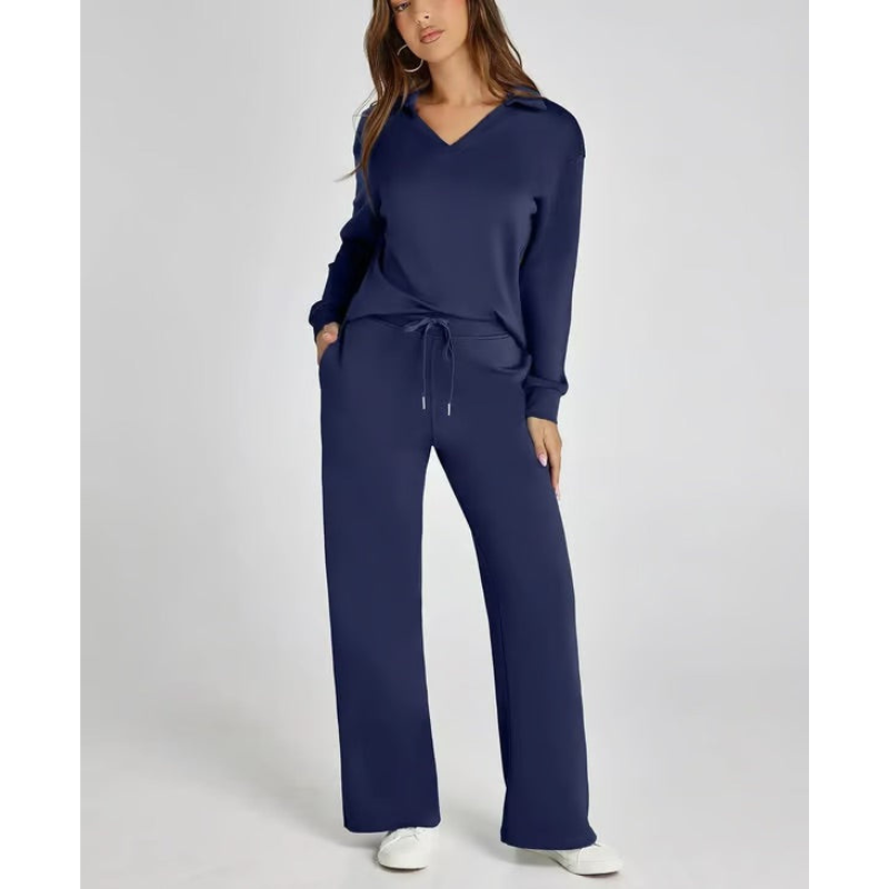Damesoutfitset - Sportief sweatshirt - Relaxte pasvorm - Stijlvol en comfortabel