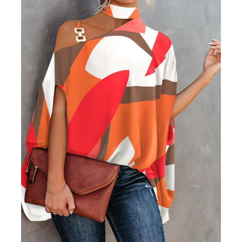 Dames top – Off-shoulder stijl – Lichtgewicht materiaal – Trendy ontwerp