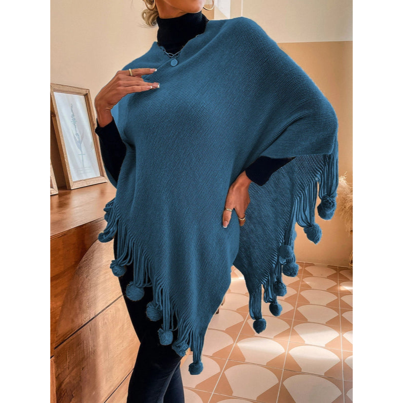 Damessjaal – Zachte katoenmix – Stijlvolle franjes – Gezellig ontwerp