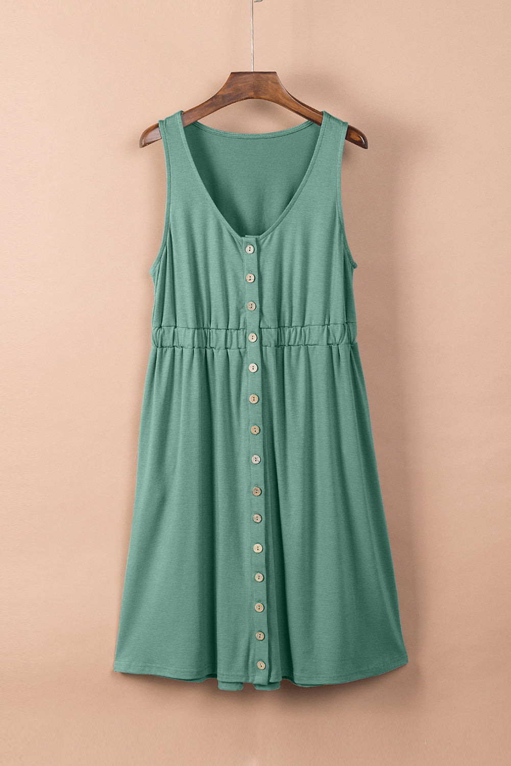 Mini-jurk voor dames – Slim fit – Zacht materiaal – Elegante halslijn