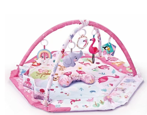 8-in-1 Babyspeelmat met Afneembaar Sensorisch Speelgoed – Zachte Foam Speelmat voor Babyontwikkeling en Motorische Vaardigheden