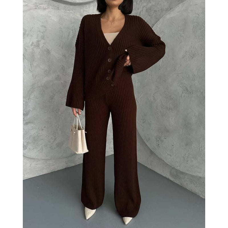 Damesloungekleding – zachte premium stof – trendy wijde mouwen – veelzijdige stijl