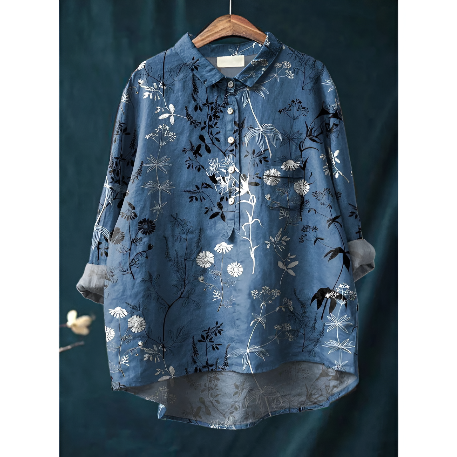 Damesblouse – Elegante stijl – Ademend katoen – Flatterende pasvorm