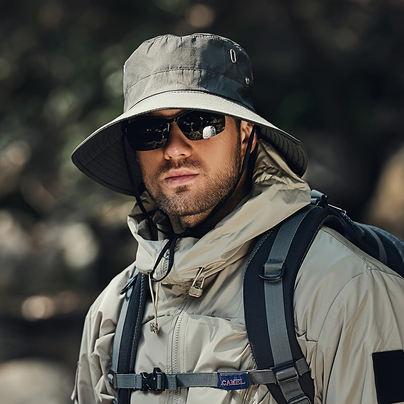 Heren zonnehoed – verstelbare pasvorm – lichtgewicht ontwerp – ideaal voor wandelen