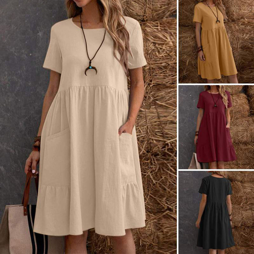 Dames zomerjurk – Zachte stof –Stijlvolle look – Veelzijdig te dragen