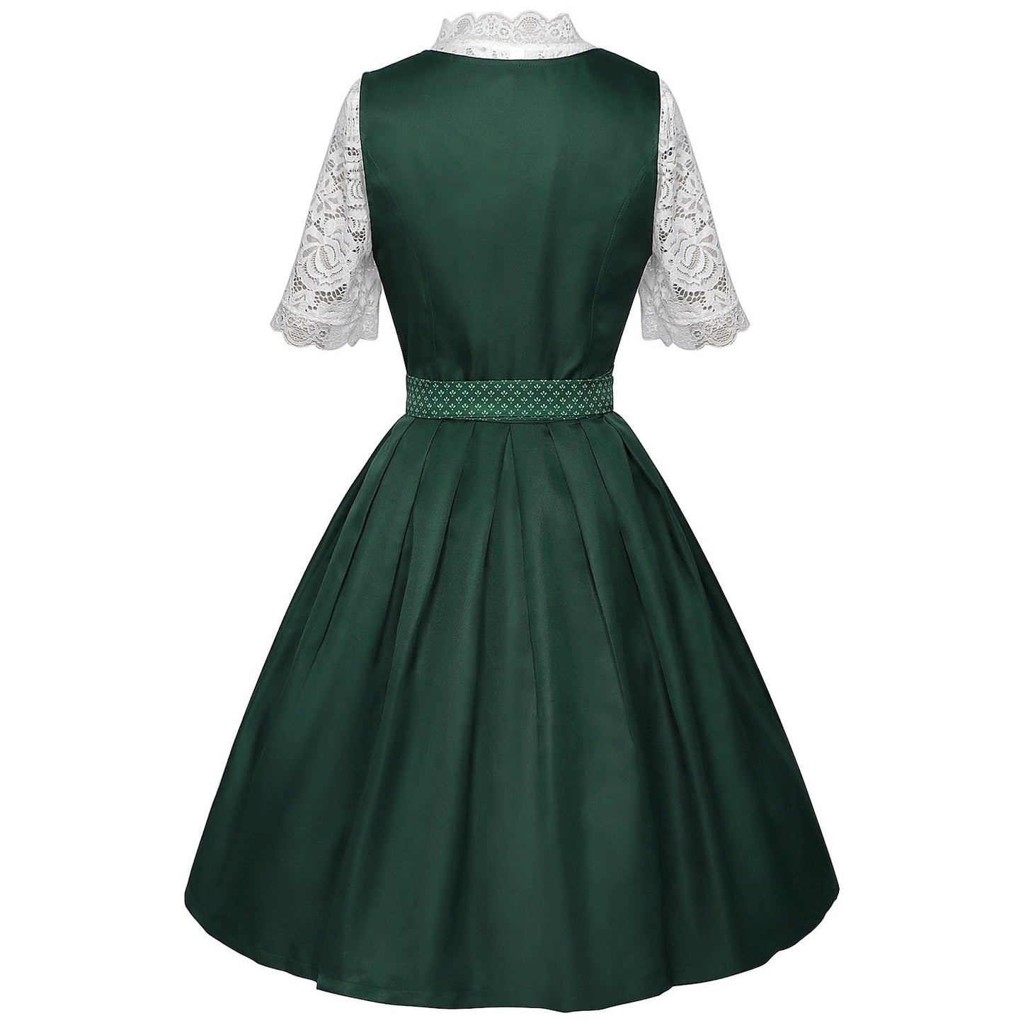 Beierse dirndljurk – Oktoberfest | Met schort en kanten blouse voor een traditionele look