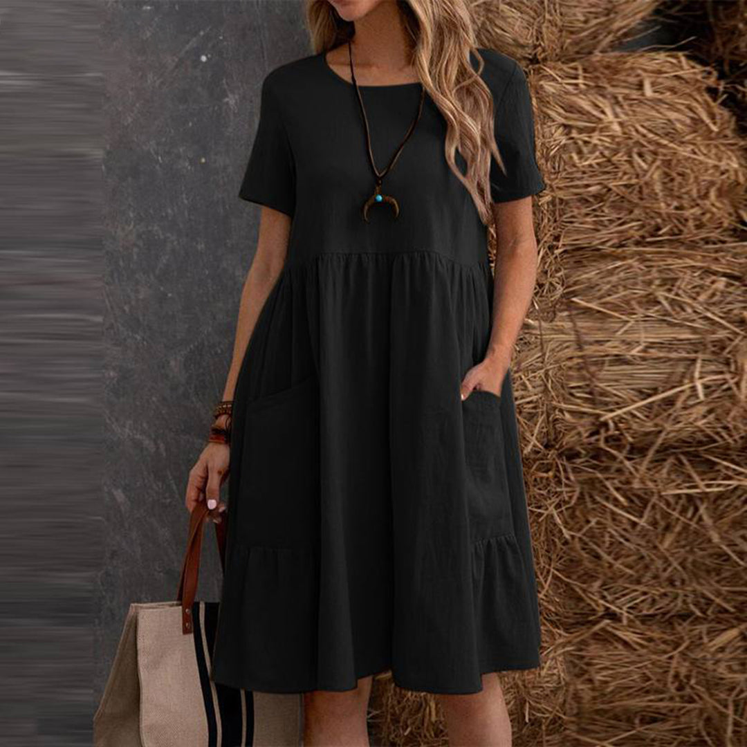 Dames zomerjurk – Zachte stof –Stijlvolle look – Veelzijdig te dragen