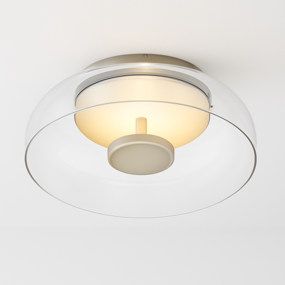Cleara Plafondlamp - Moderne Glazen LED Plafondlamp