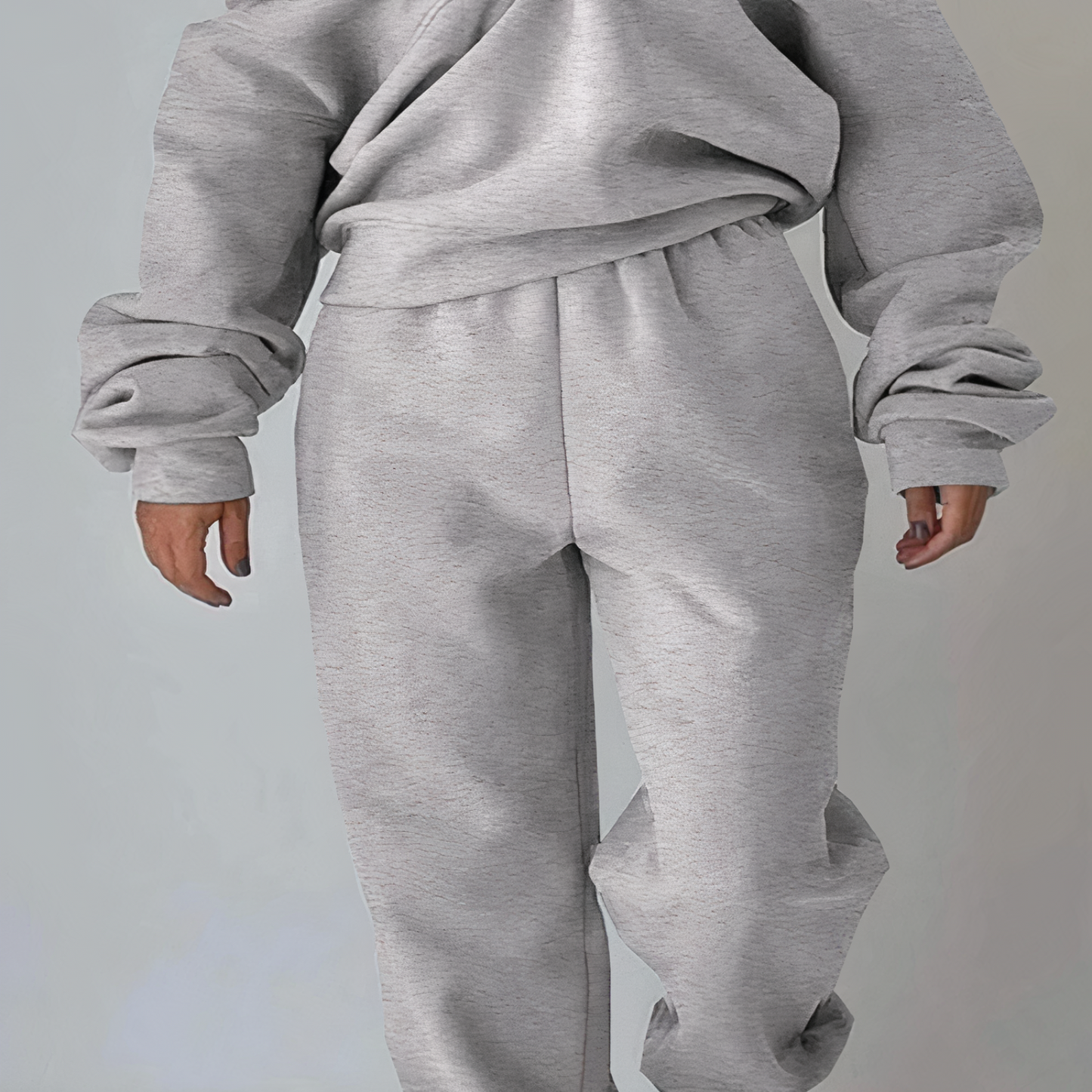 Dames trainingspak - Pullover met halve ritssluiting - Broek met hoge taille - Ademende stof
