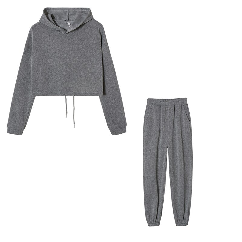 Dames 2-delig trainingspak – Zachte katoenmix – Comfortabele pasvorm – Stijlvolle look