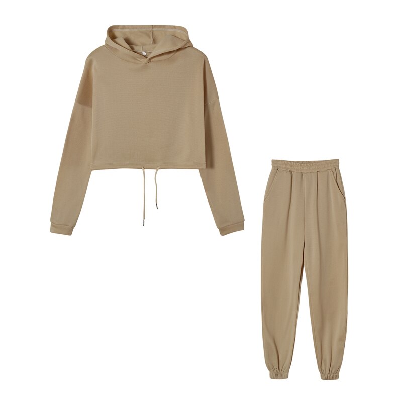 Dames 2-delig trainingspak – Zachte katoenmix – Comfortabele pasvorm – Stijlvolle look