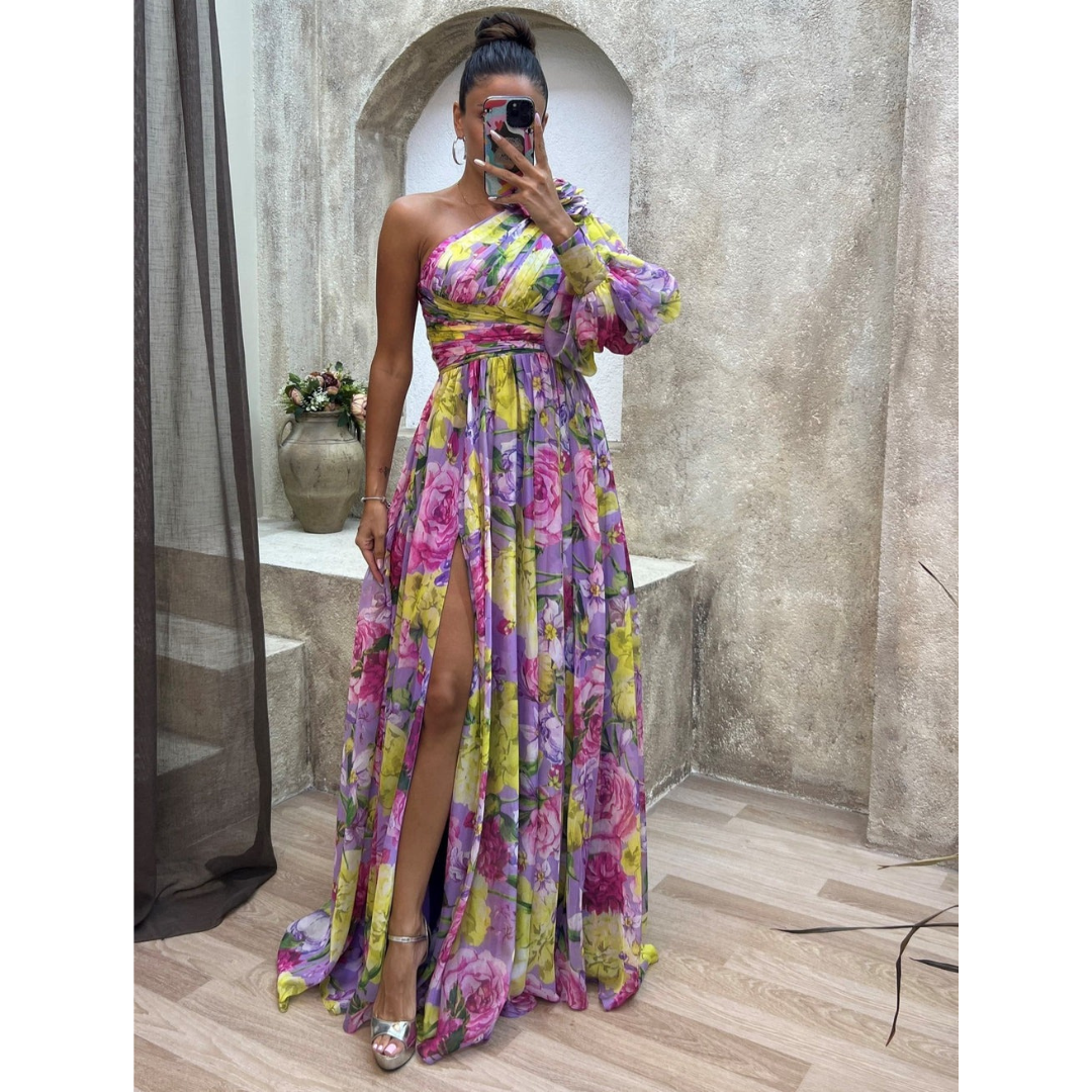 Dames Jurk - Lange Mouwen - Vloeiend Silhouet - Premium Stof - 6