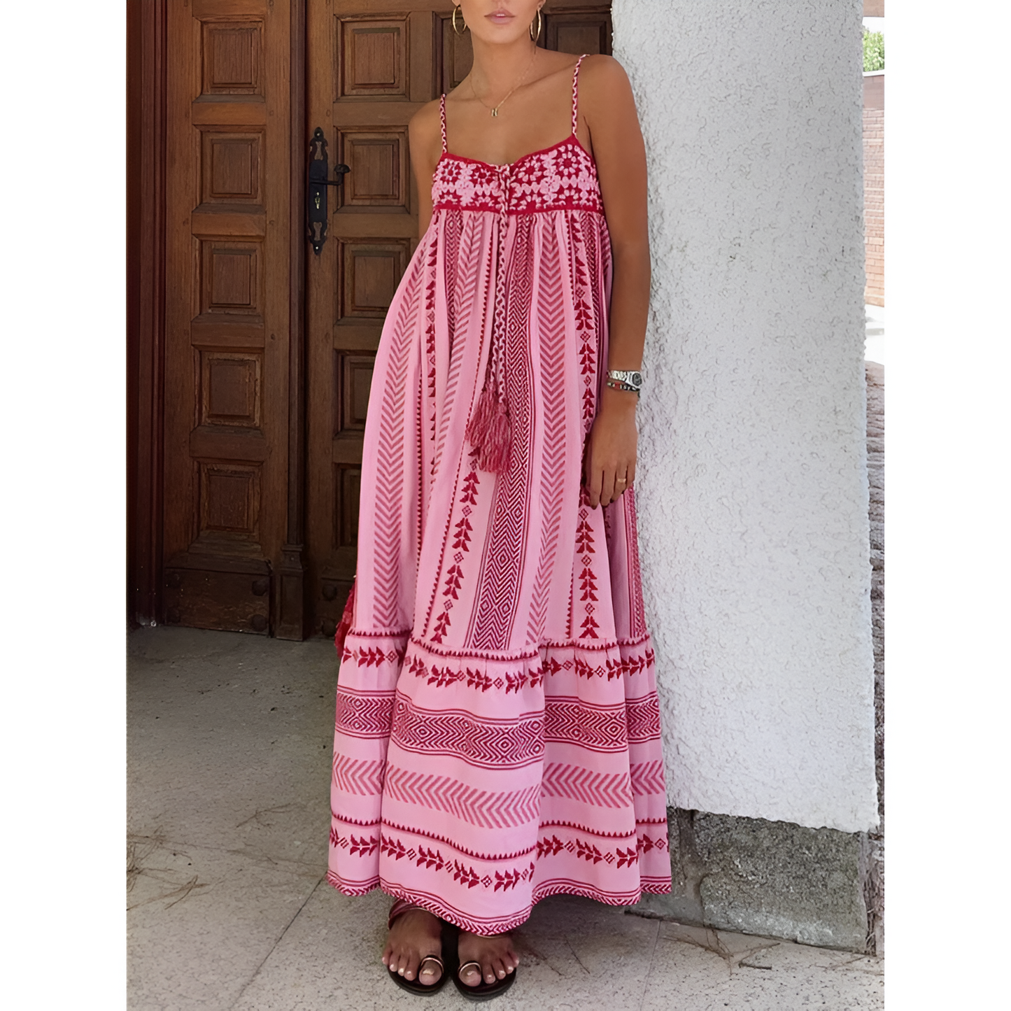 Dames Jurk - Maxi Model - Ademend Materiaal - Zelfverzekerde Look