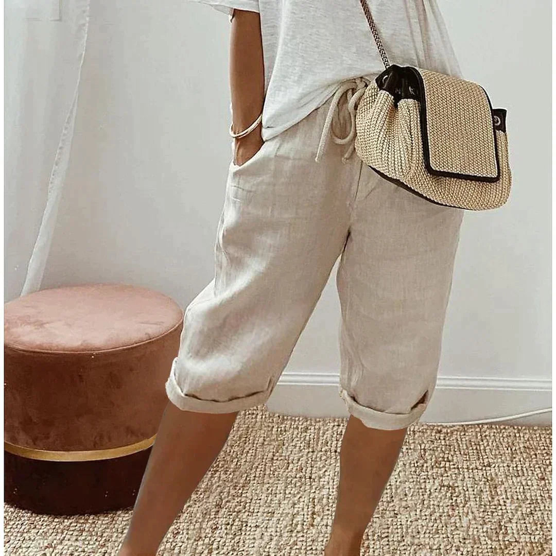Dames shorts – Elastische tailleband – Comfortabele pasvorm – Lichtgewicht gevoel