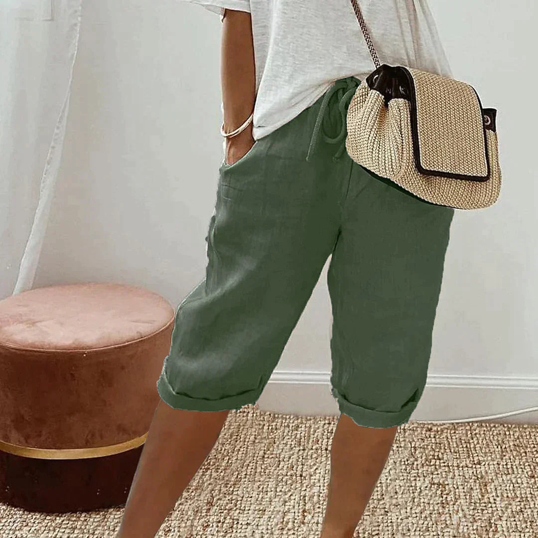 Dames shorts – Elastische tailleband – Comfortabele pasvorm – Lichtgewicht gevoel