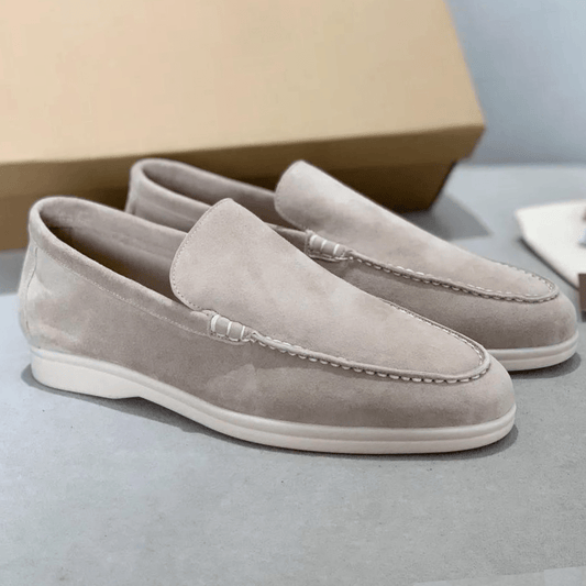 Dames Loafers - Suède Materiaal - Slip-On Ontwerp - Verfijnde Uitstraling