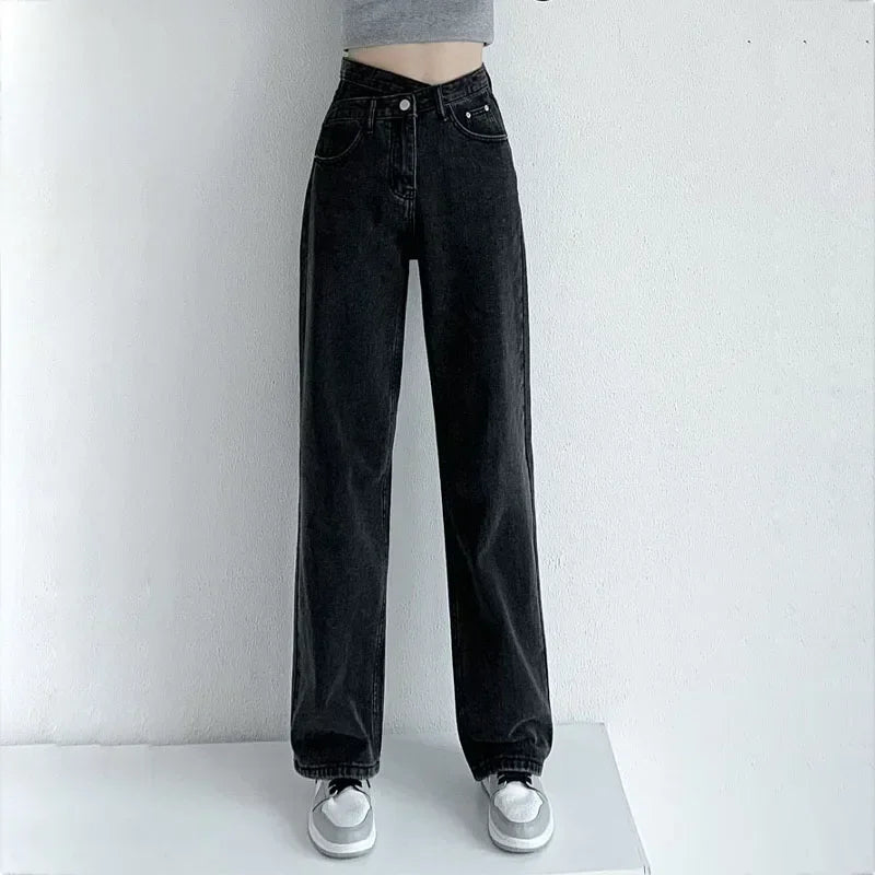 Hoge taille mom jeans voor dames – Tijdloze stijl – Comfortabele pasvorm