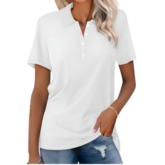 Dames Poloshirt - Tijdloos Design - Comfortabele Pasvorm - Veelzijdig Draagbaar