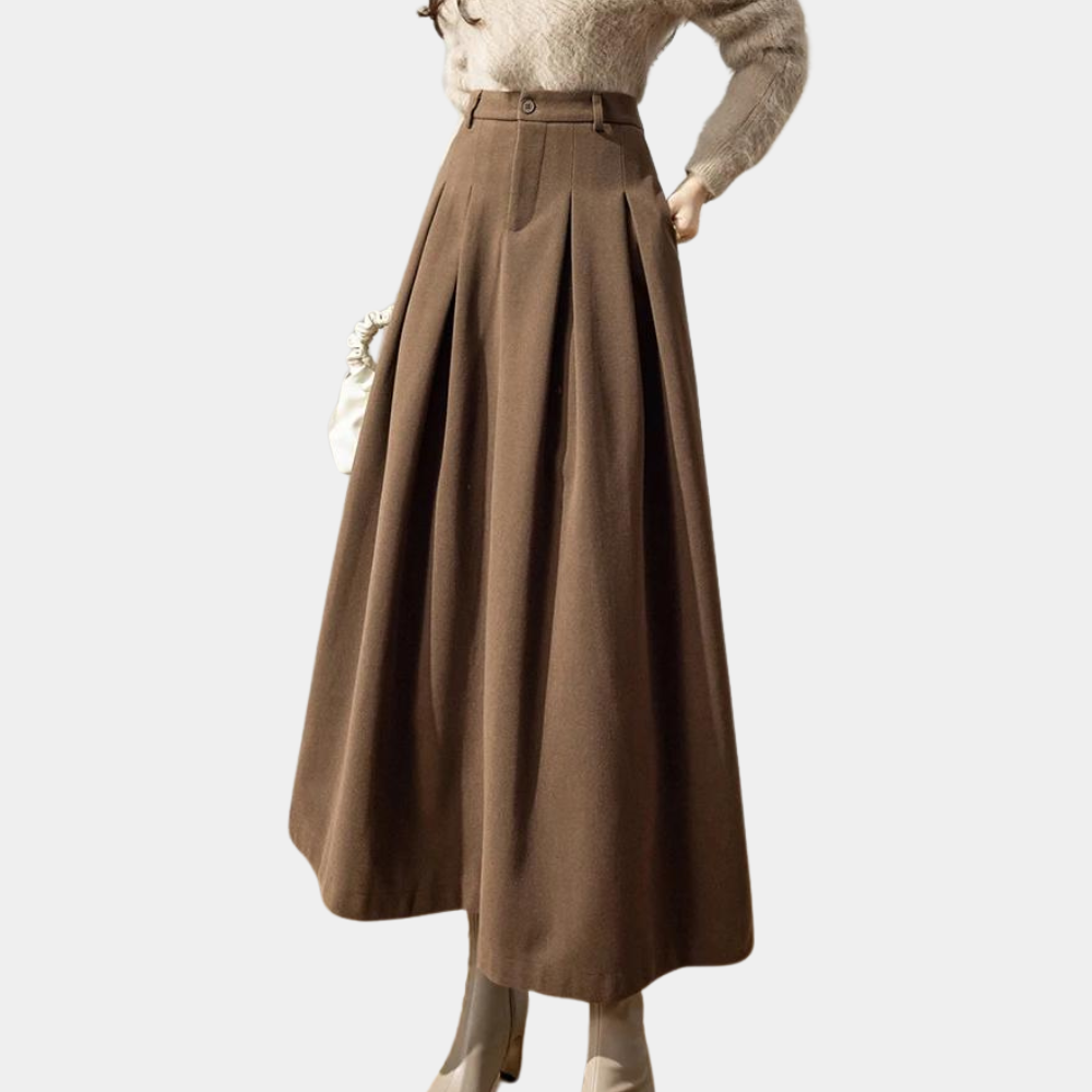 Dames Rok - Geplooid - Elegant Ontwerp - Flatterende Pasvorm
