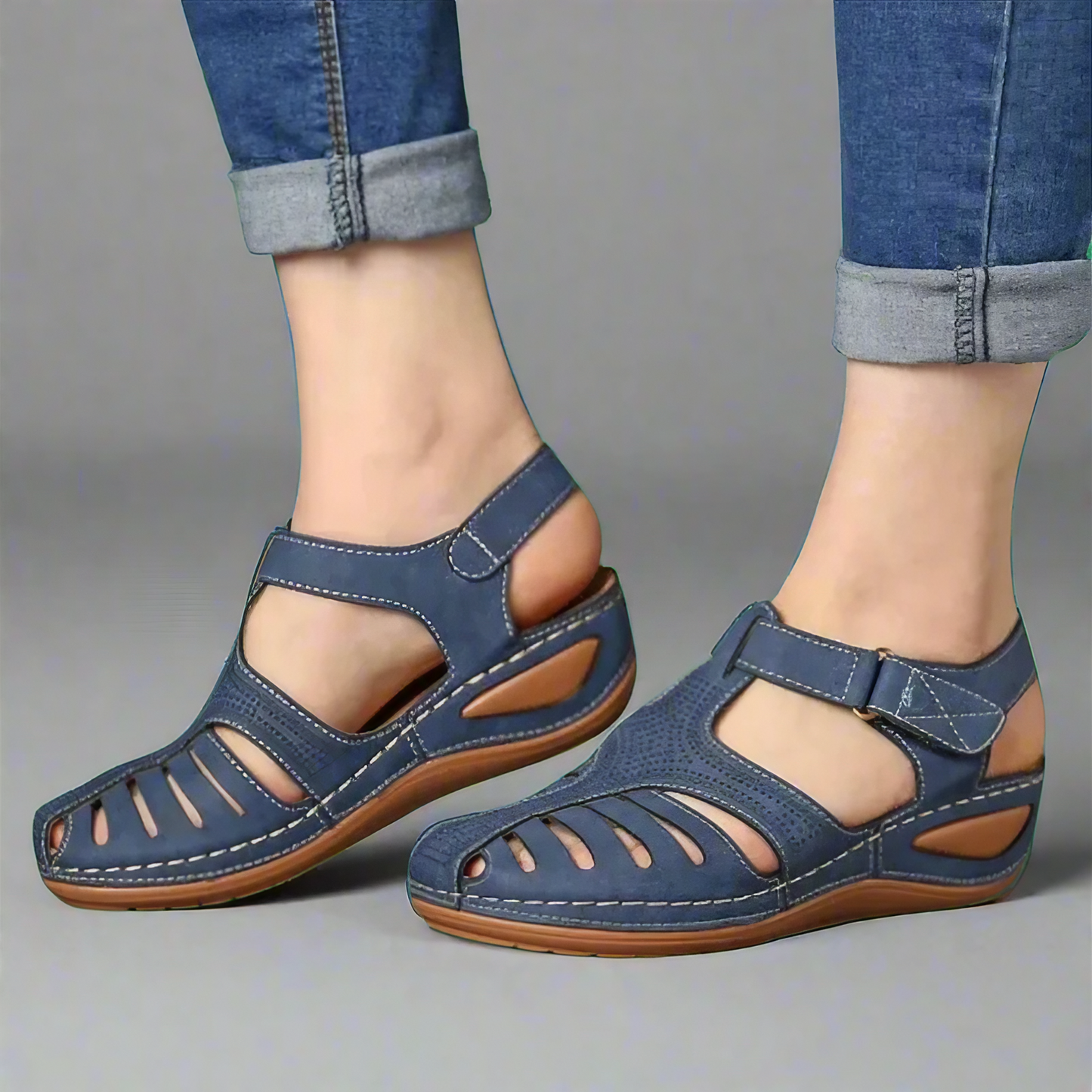 Zomersandalen voor dames – Voetondersteuning – Flexibel ontwerp – Stijlvolle afwerking