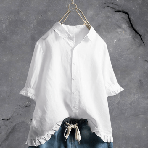 Dames Shirt - Stijlvol Design - Ademend Katoen - Voor Elke Gelegenheid