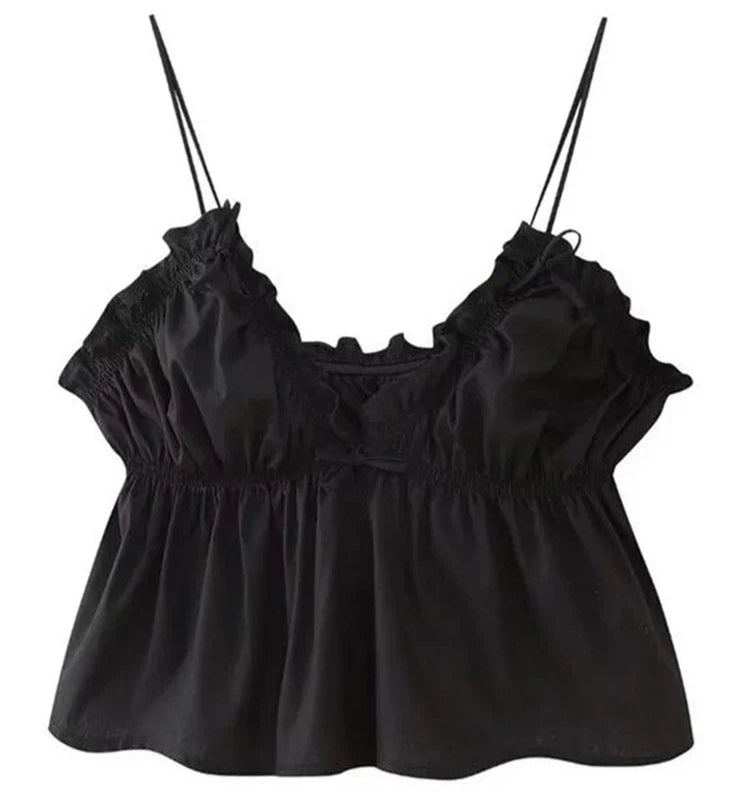 Damestop - Halterhals - Stretch stof - Slim Fit-12