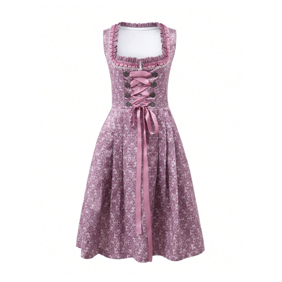 Dirndl met kanten schort – Oktoberfest | Elegante klederdracht met fijne details