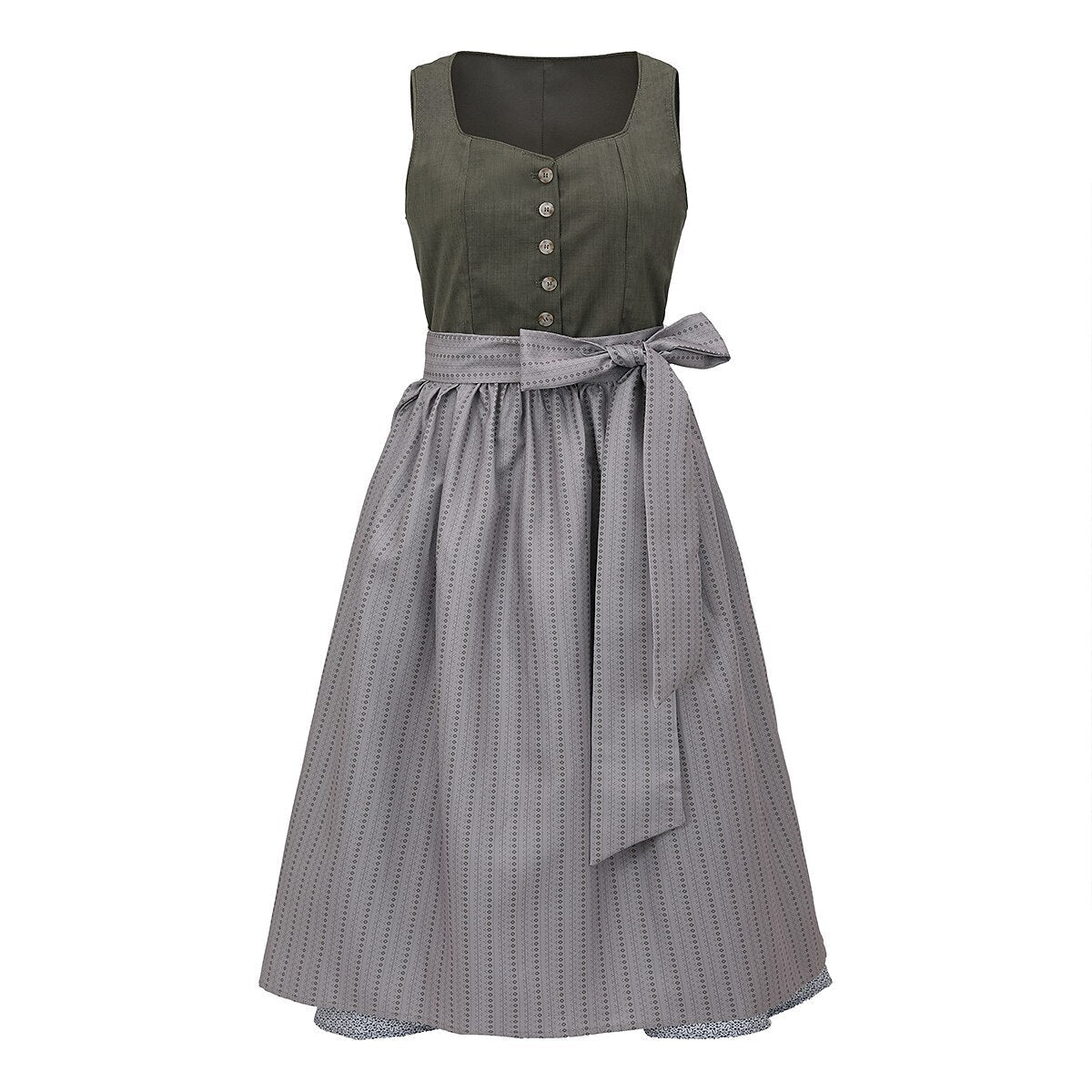Dirndljurk met schort – Oktoberfest | Wiesn-outfit voor een charmante verschijning in klederdracht
