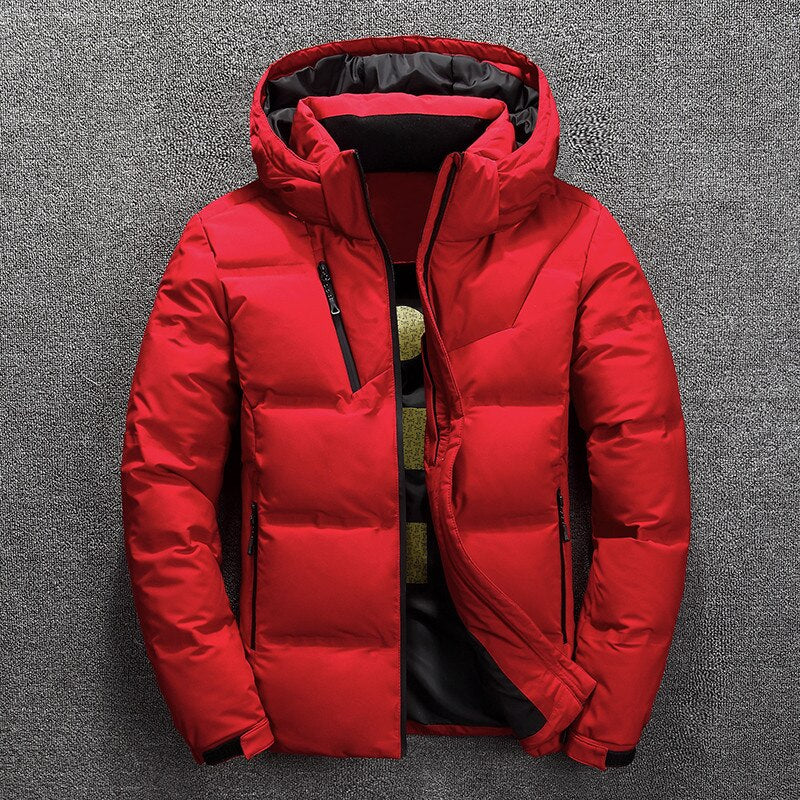Winterjas voor heren β Met capuchon β Diepe isolatie β Modern ontwerp