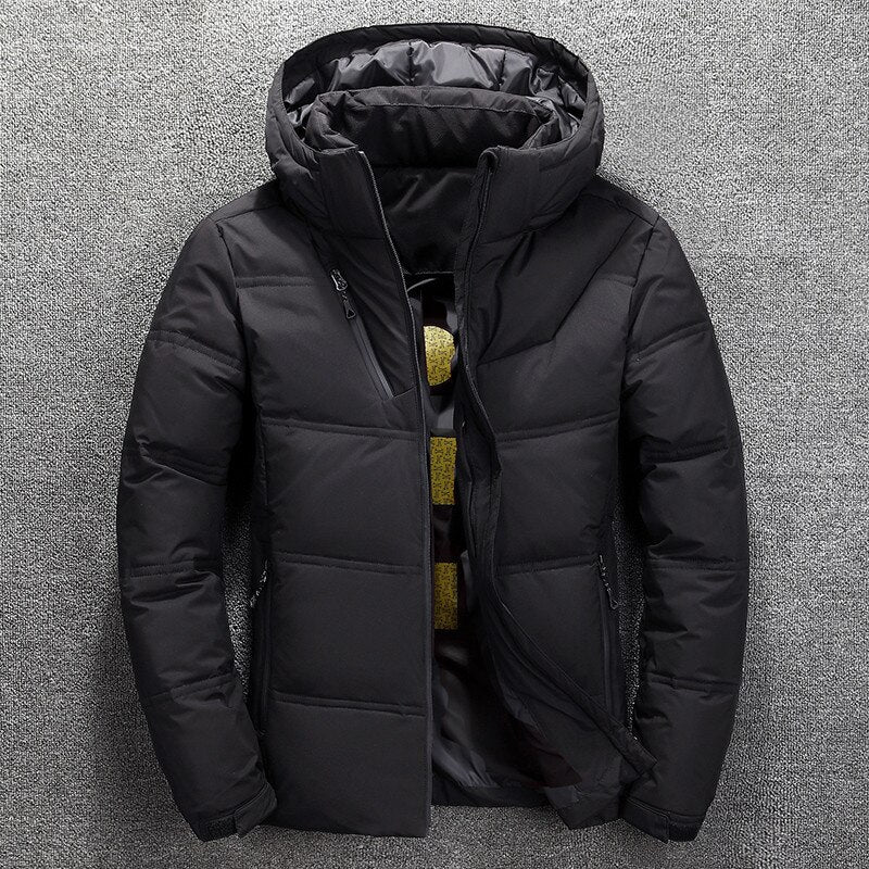 Winterjas voor heren β Met capuchon β Diepe isolatie β Modern ontwerp